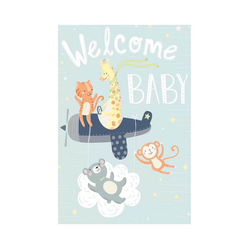 Baby's Adventure II by Arrolynn Weiderhold - Wrapped Canvas Print