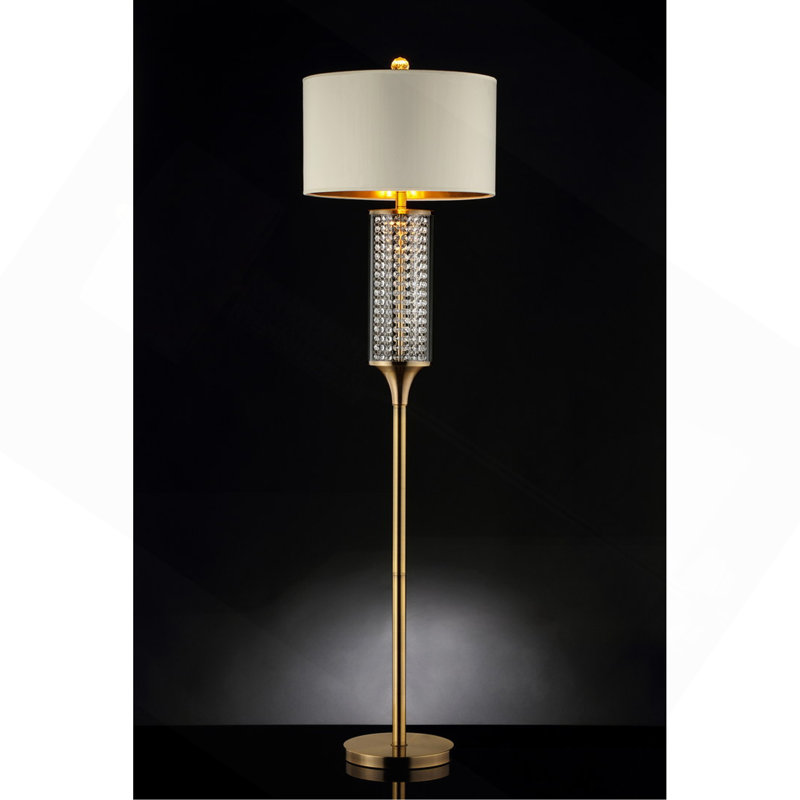 Lampe sur pied en cristal 62,25 pouces Pluviam