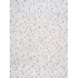 Geometric Hand-Loomed Silk Silver/White/Black Area Rug