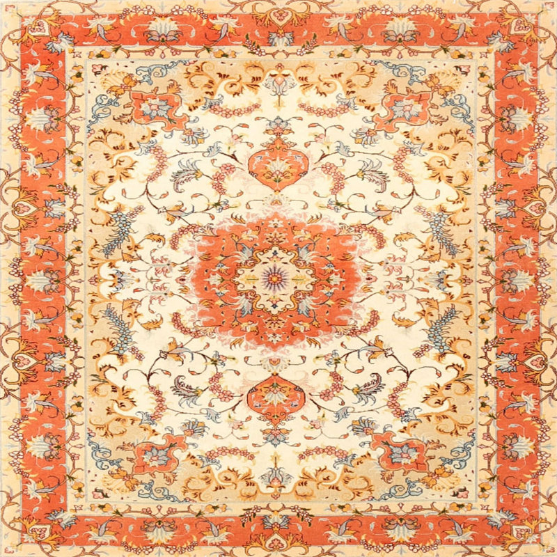 Amisha Oriental Indoor Rug, Square 8'