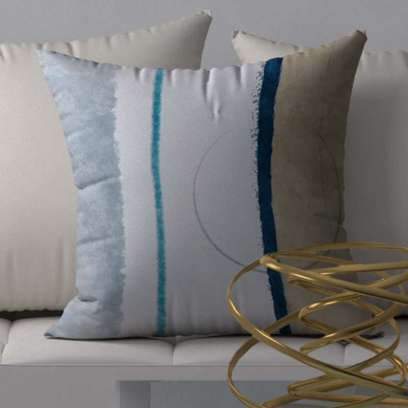 Housse de coussin carrée/insert, 18" x 18"