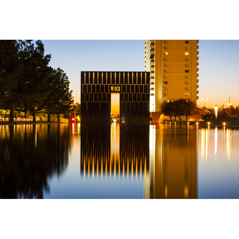 Oklahoma National Memorial by Chanceb737 - Wrapped Canvas Print, 51cm H x 76cm W