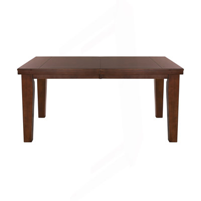 Rectangular 1Pc Dining Table With Self-Storing Extension Leaf, Kitchen Table