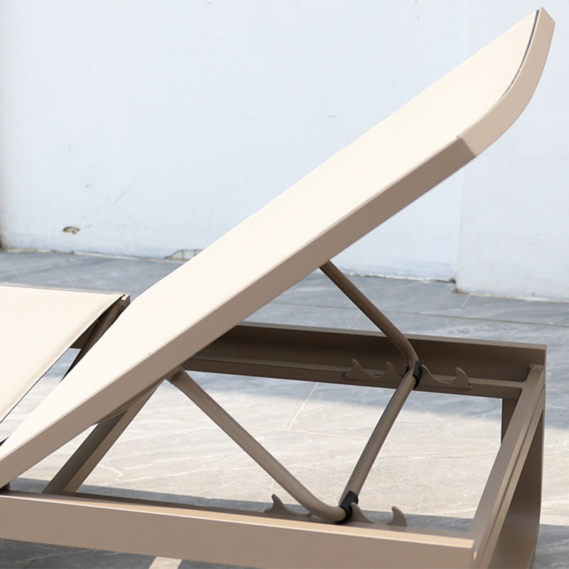 Chaise longue d'extérieur en alliage d'aluminium AlloyFrame