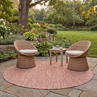 Castlebourne Red/Beige Area Indoor/Outdoor Area Rug