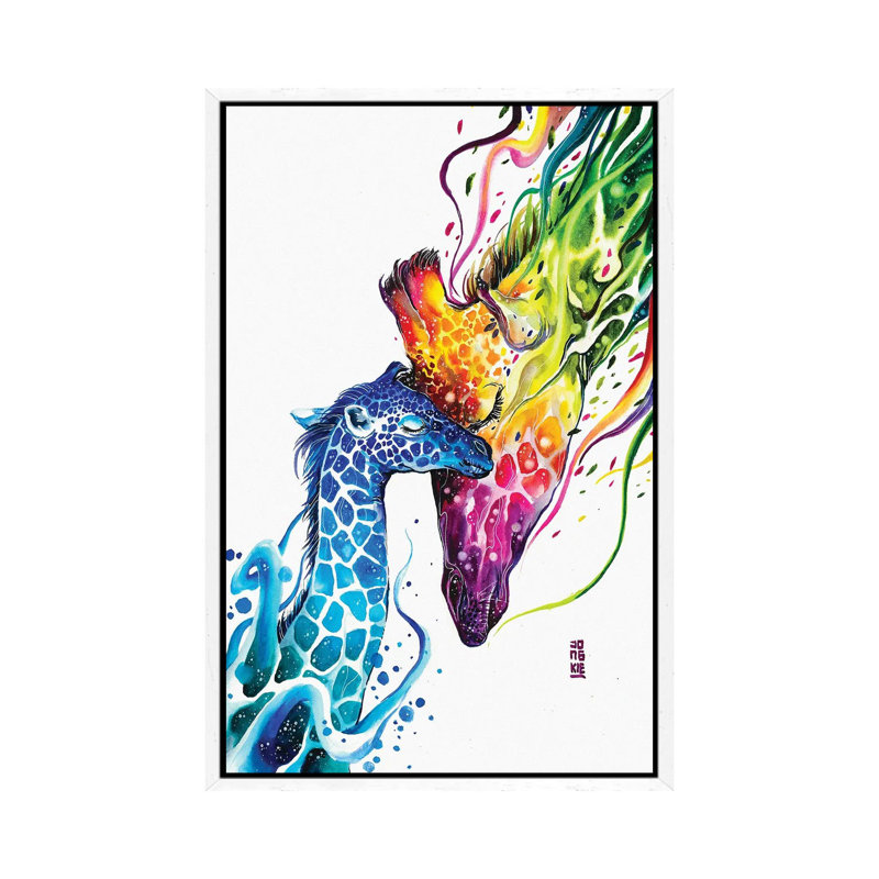 My Baby by Jongkie - Painting on Canvas, White Framed, 66.04 cm H x 45.72 cm W