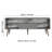 Modern TV Stand with 1 Door and 4 Shelves with Cable Management-106743922
