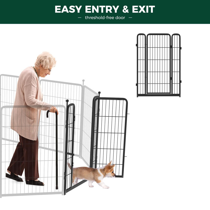 Parc pour chien FXW Rollick, 1 panneau de barrière supplémentaire, panneau de barrière simple