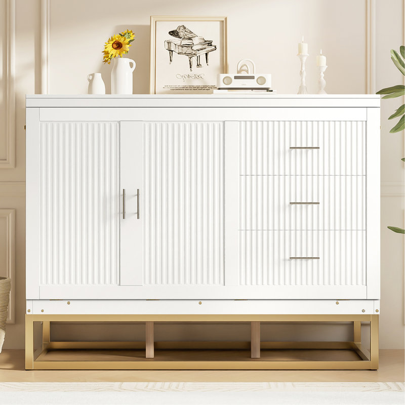 Grand lit escamotable avec rangement intégré, White