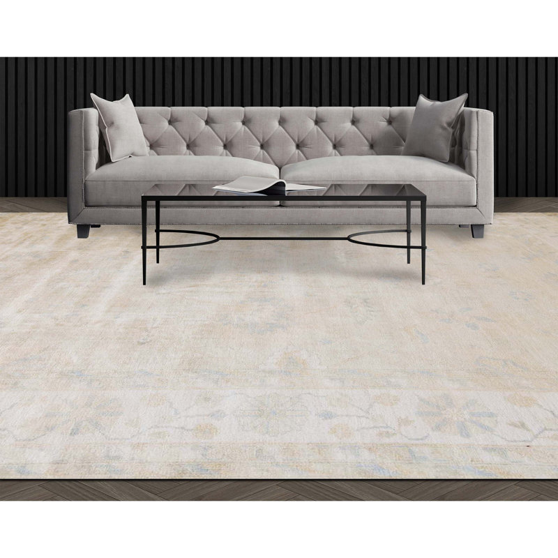 Wool Floral Area Rug