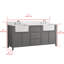 Meuble-lavabo double 72 po Aisa-405892920