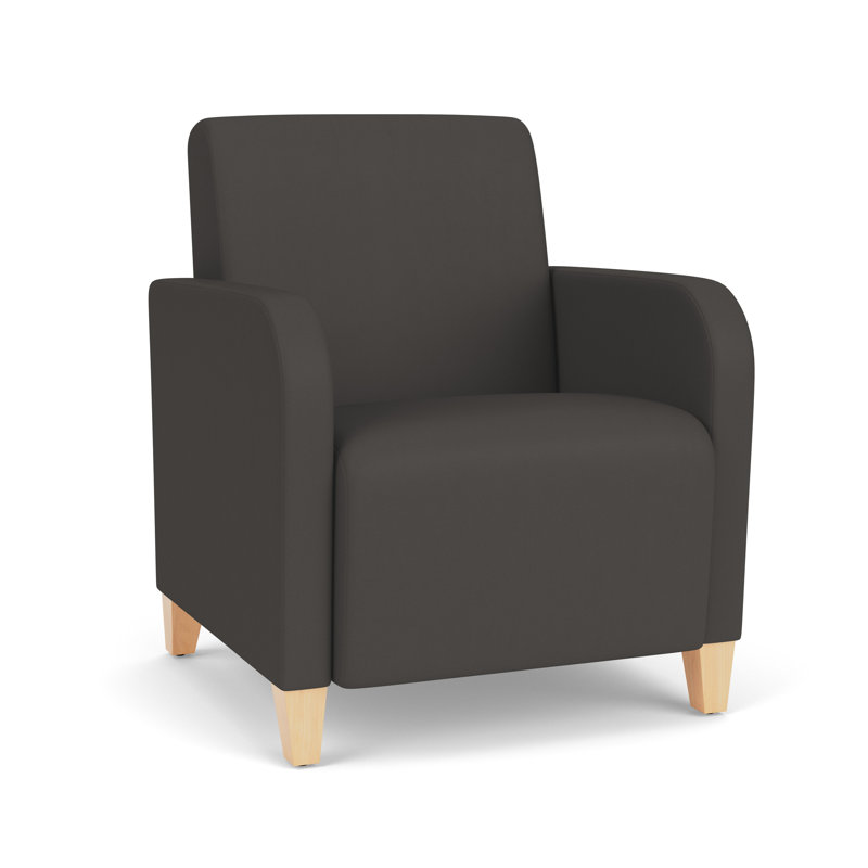 Chaise d'invité de réception Siena, Natural, Patriot Plus Charcoal