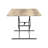 Adjustable Height Card Table
