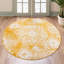 Tapis rond rond ikat blond Oneita