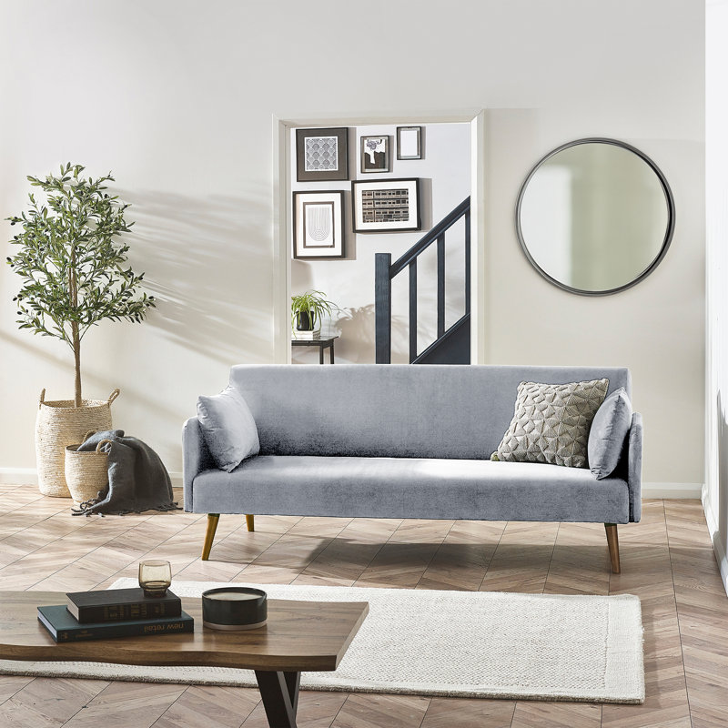 Elkridge Upholstered Sofa Bed Double, Grey