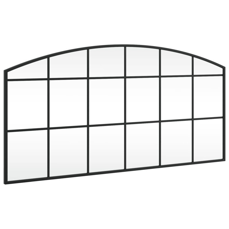 Neelu Iron Novelty Wall Mirror, 19.7" x 39.4"