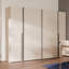 Taire 4 Door Manufactured Wood Wardrobe