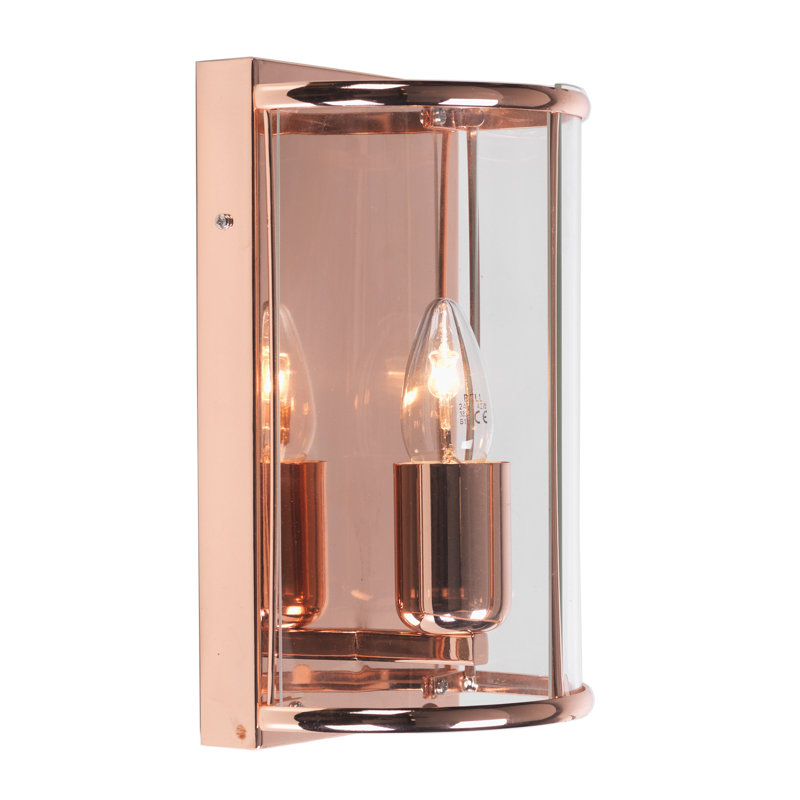 Ingrassia Flush Mounted Sconce, Copper
