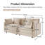 Ensemble canapé, causeuse, tissu chenille, pour le salon-212873359-265384053
