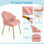 Aaliyiah Contemporary and Classic Velvet Accent Chair Backrest Tub Chair-617199879