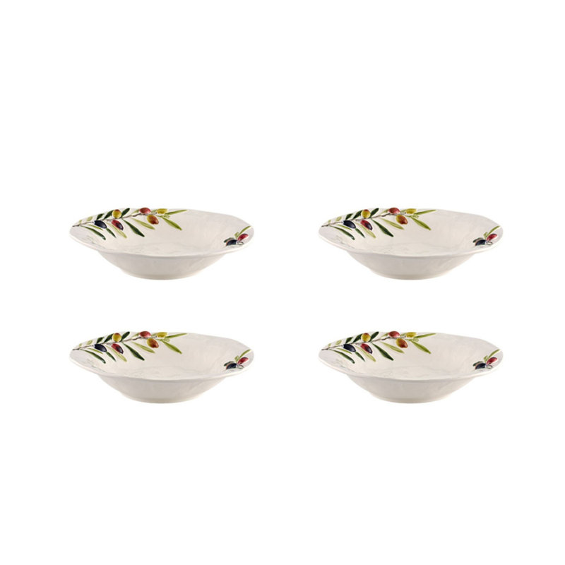 Assiette à pâtes Olival, ensemble de 4