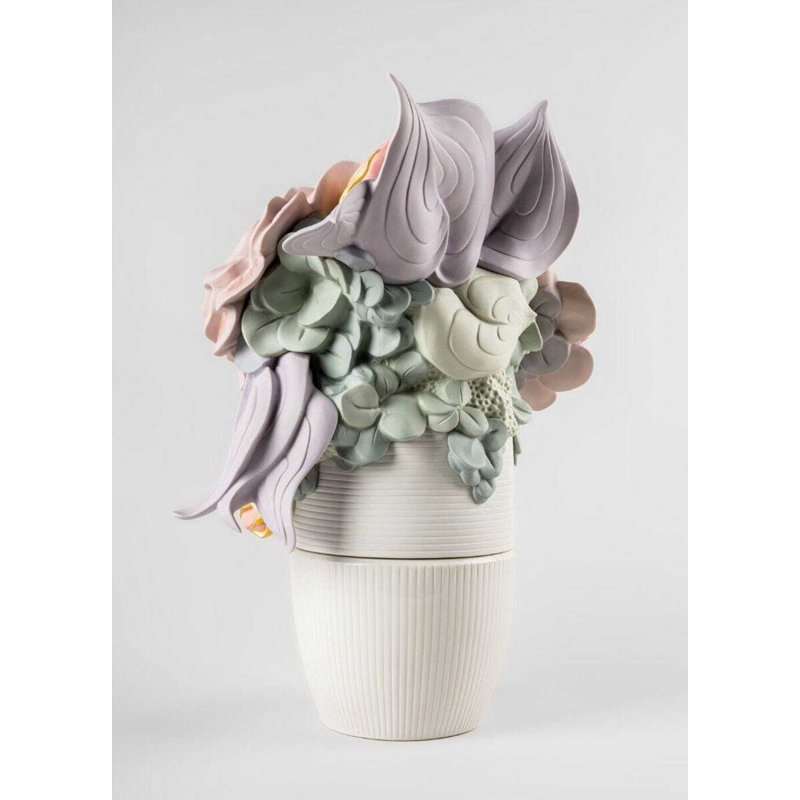Vase With Flowers, Pink