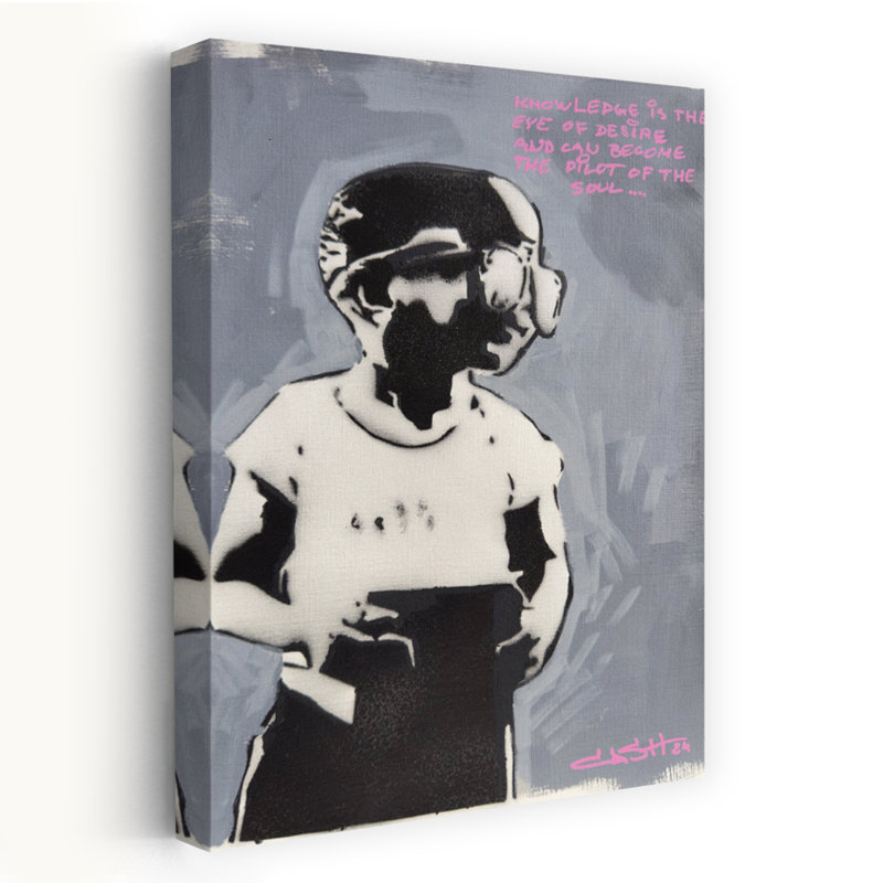 Art mural contemporain contemporain, H 24 po x l 16 po