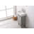 Jarrettsville 16.5 " W Freestanding Standard and Wall Mounted 1 Single Vanity Bathroom Vanity With Porcelain Top-1833201383