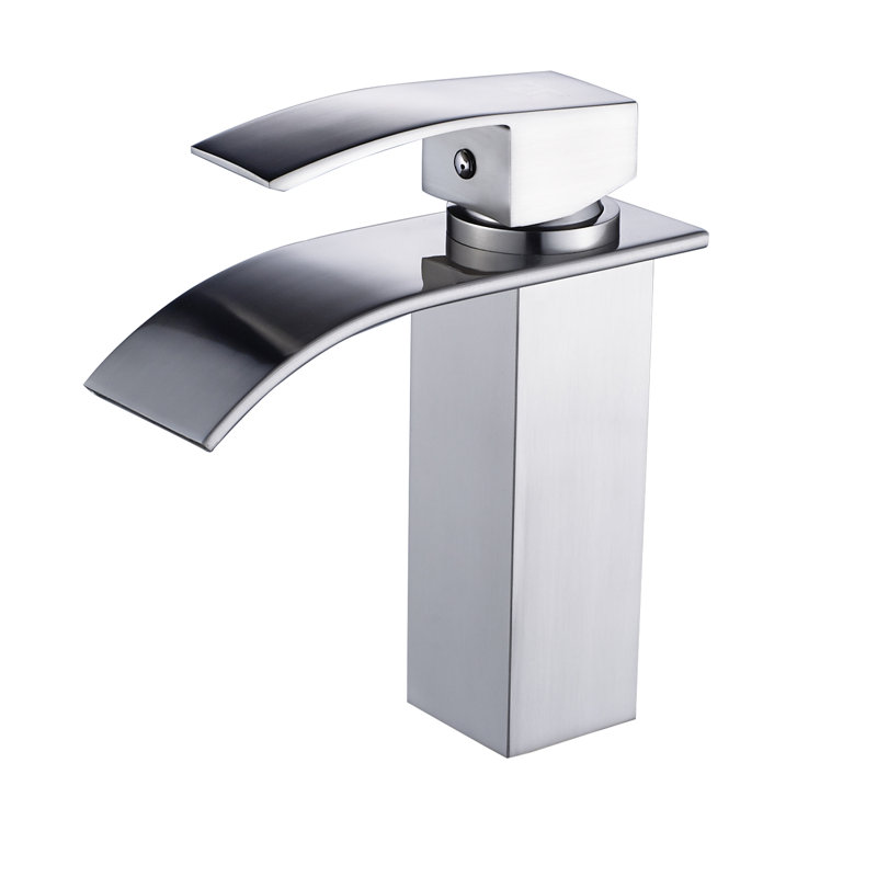 Single-Hole Bathroom Faucet, Brushed Nlckel