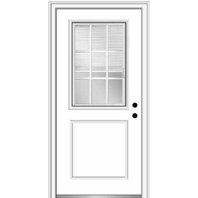 Primed Fiberglass Prehung Front Entry Door -  Verona Home Design, ZZ365420L