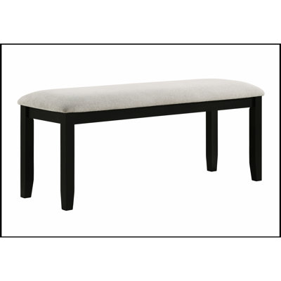 1pc   Bench Dining Room Fabric Upholstery Kitchen Dining Wooden Furniture