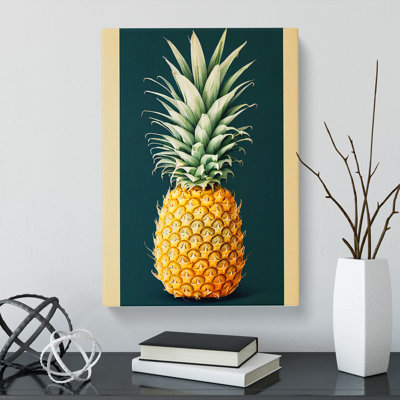 Lone Pineapple - Wrapped Canvas