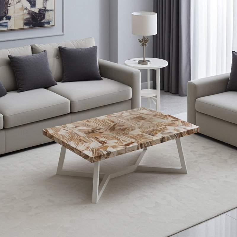 Inclinaison Coffee Table, Woven Agate