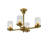 4 - Light Dimmable Cylinder Chandelier