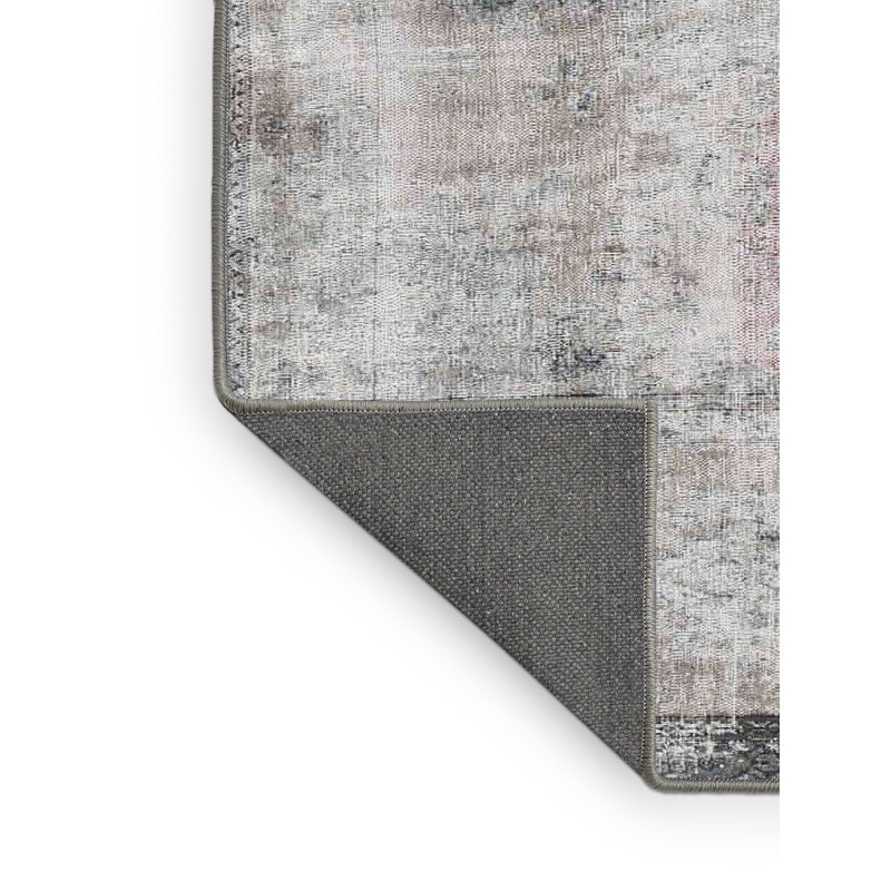 Tapis gris/beige traditionnel Longlier, Rectangle 2 pi x 4 pi