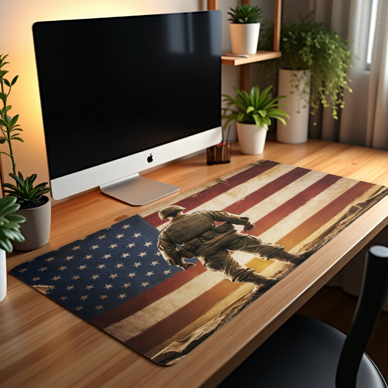 Polyester Desk Pad, 31.5x15.5