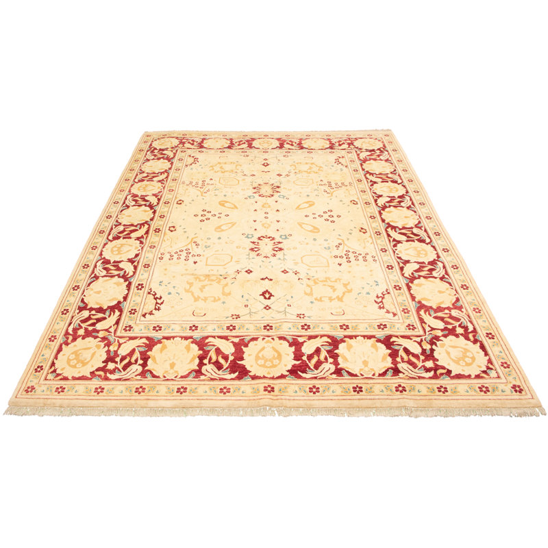Tapis intérieur en laine 9 pi 1 po x 12 pi 5 po "one-of-a-kind-noué la 2010" à la main tabriz Bladric
