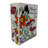 Vase Set Porcelain Ceramic Boho Floral Book-Inspired Design Decorative Home Office Bedroom Living Room Display Set of 2 - 8" Multi