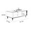 Table basse moderne simple en bois massif