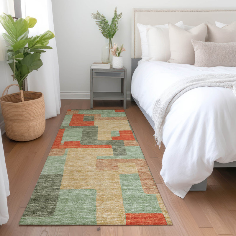 Tapis intérieur / extérieur antidérapant Chayden, Tapis de couloir 2 pi 3 po x 7 pi 6 po