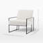Fauteuil d'appoint en métal Ricci-384480135