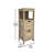 Dune Farmhouse Bathroom Storage Organizer with Drawers and Open Shelf-95375548