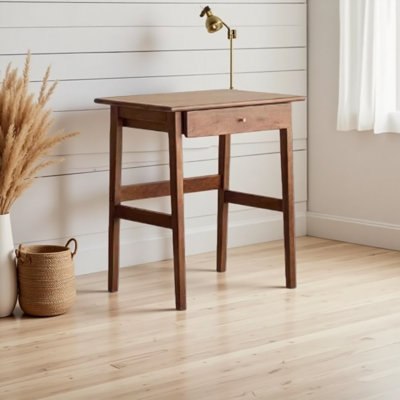 Black walnut minimalist small desk