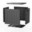Coffre de rangement extérieur en résine 30 gallons, coffre de rangement extérieur-127375017