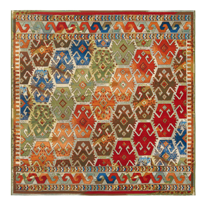 Adana Marcion Indoor/Outdoor Area Rug, Square 7'10"