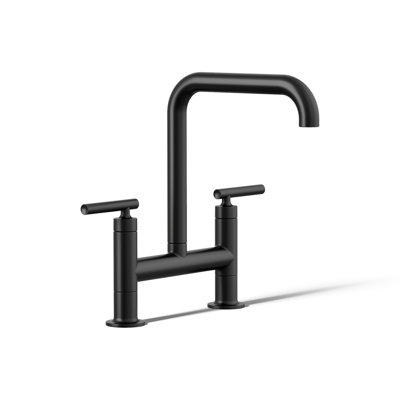 Purist® Two-Hole Deck-Mount Bridge Kitchen Sink Faucet