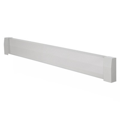 Baseboard Heater Covers, Series 5 ft Standard Electric Heating Unit Front Cover for Home Improvement, Heavy-duty Steel, Easy Installation for Bedroom Replacing Old Cover, White