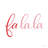Fa La La by Rachel Nieman - Wrapped Canvas Textual Art-566158127-538771523-538771575