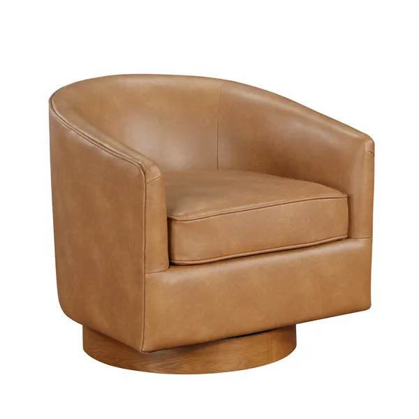 Fauteuil pivotant demi-tonneau Maisy