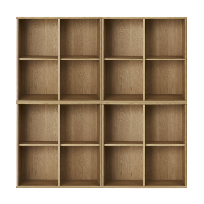MIstral 140cm H x 140cm W Bookcase, Oak Oil